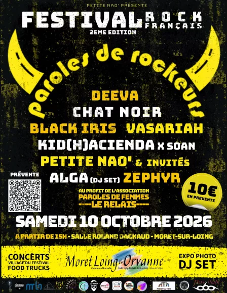 Affiche PAROLES DE ROCKEURS à MORET-SUR-LOING