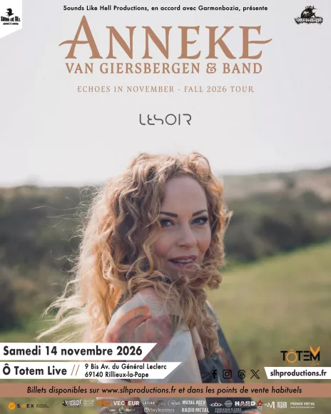 Affiche ANNEKE à Rillieux-la-Pape