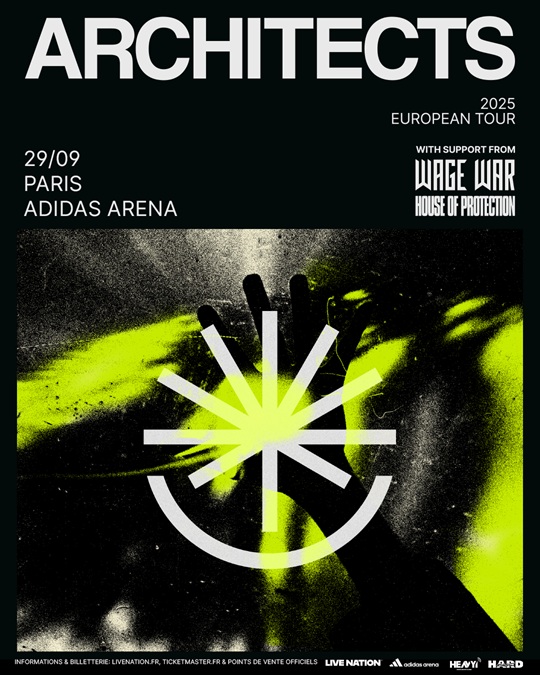 ARCHITECTS - Son retour à Paris, à l'Adidas Arena !