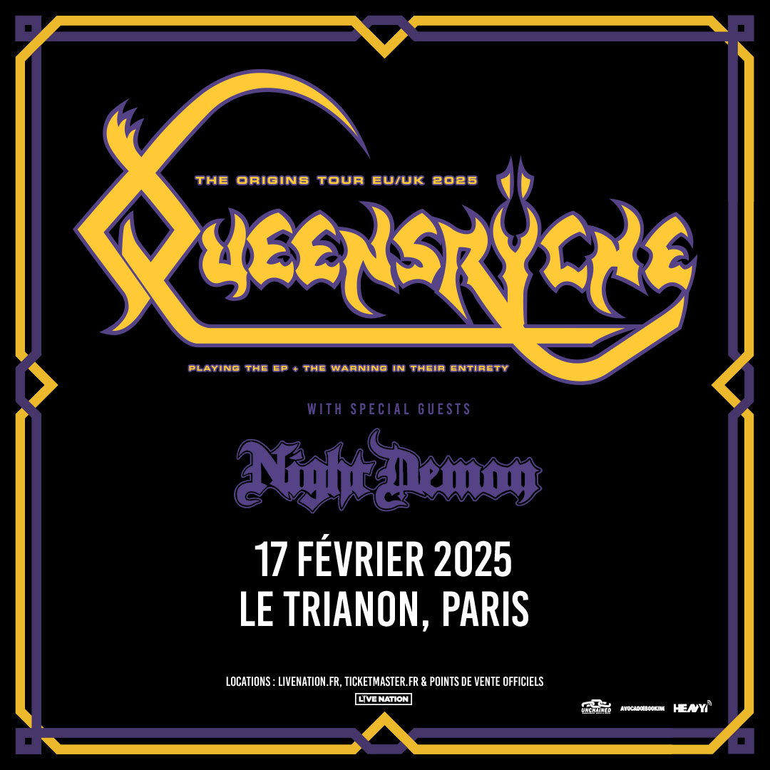 QUEENSRÅ¸CHE - "The Origins Tour" arrive bientôt en France !