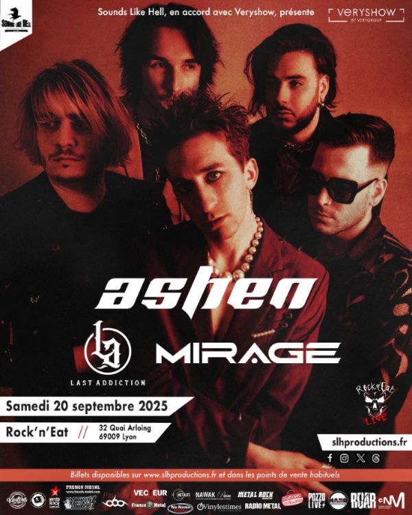 ASHEN - Revient à Lyon cet automne !