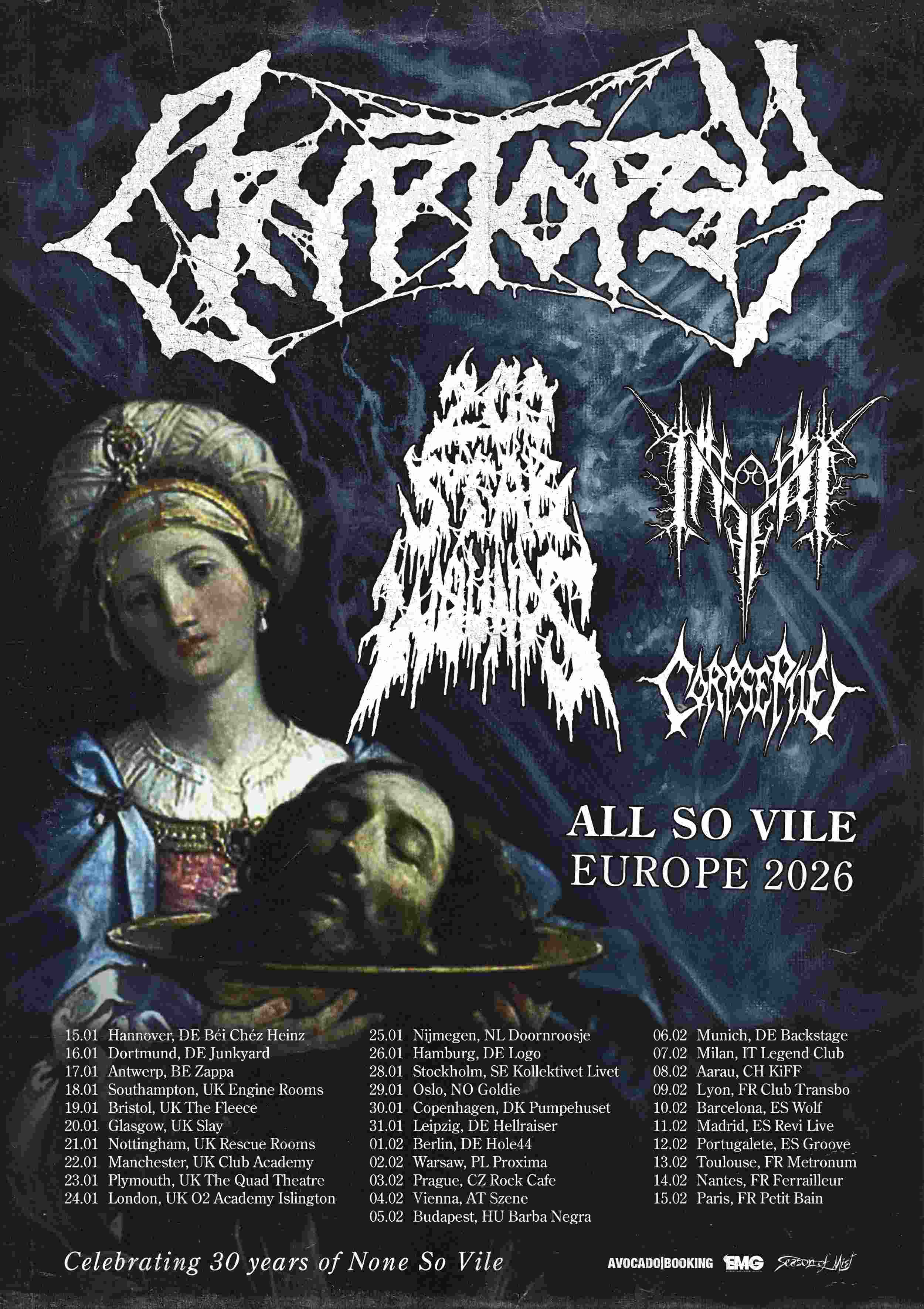 CRYPTOPSY  - Déchaînez le chaos en LIVE !