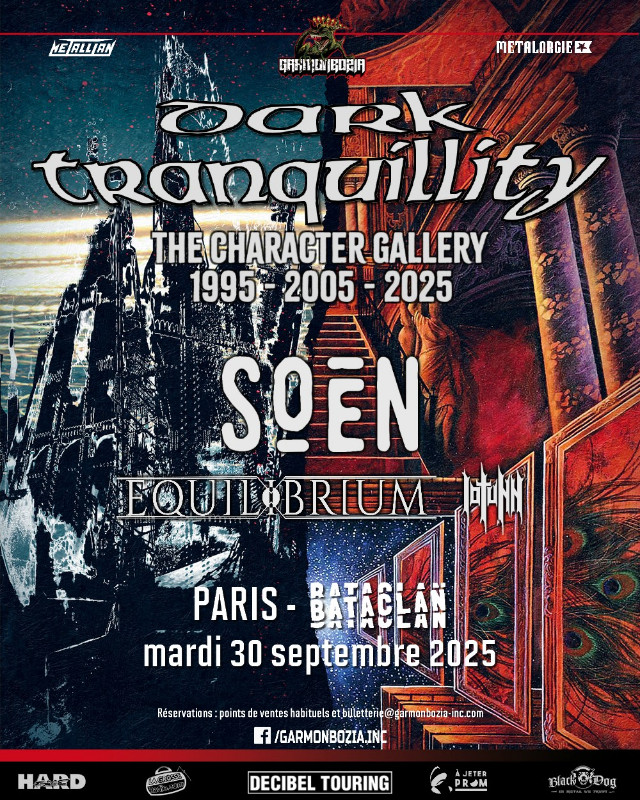 DARK TRANQUILLITY - Revient cet automne au Bataclan