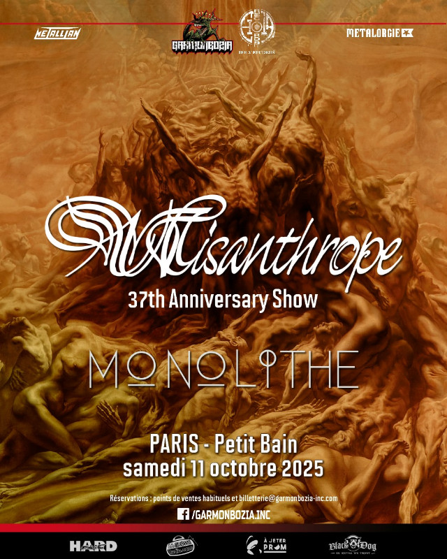 MISANTHROPE - "37th anniversary show"