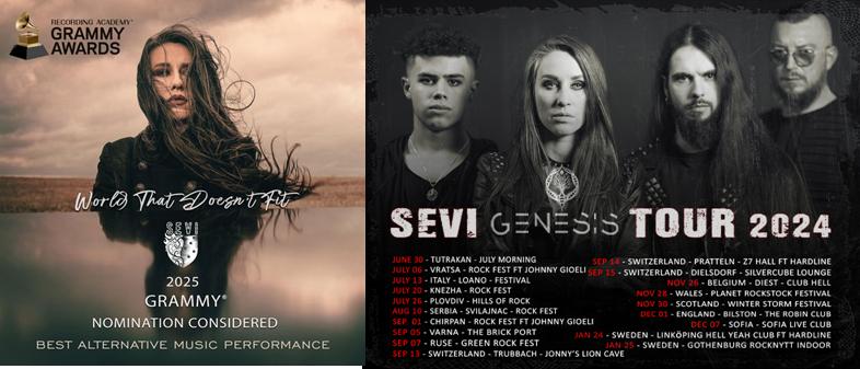 SEVI GROUPE BULGARE - SEVI sélectionné pour les Grammy Awards 2025 