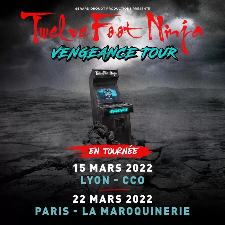 TWELVE FOOT NINJA - En tournée Française sur 2022