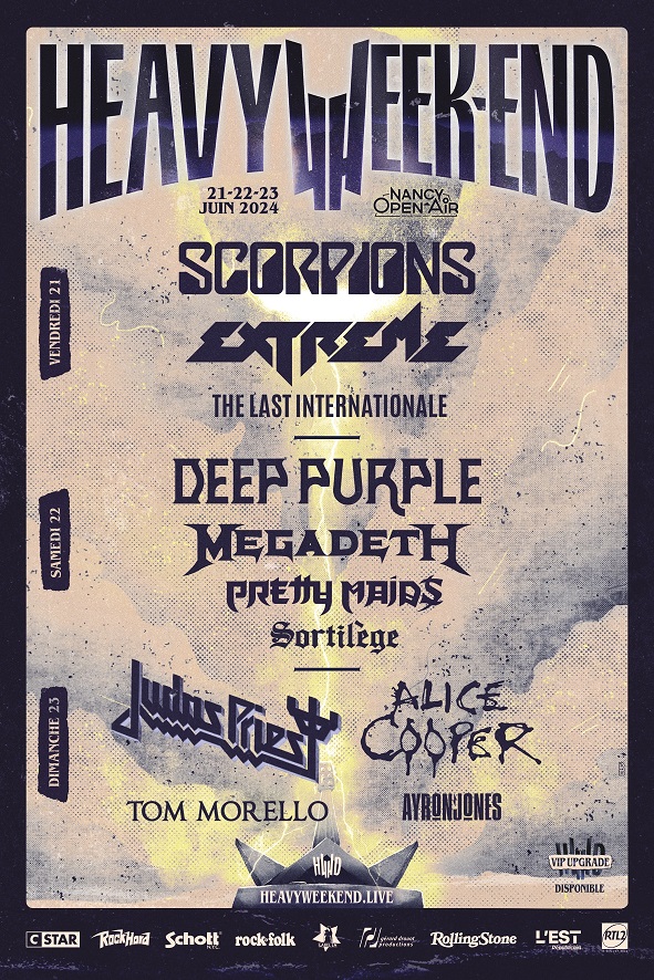HEAVY WEEK-END - 5 groupes supplémentaires viennent compléter l'affiche !