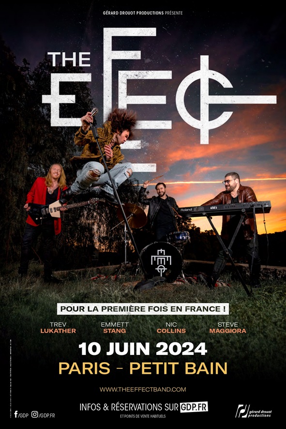 THE EFFECT - Le nouveau groupe de Trev Lukather (mais pas que) en concert à Paris !