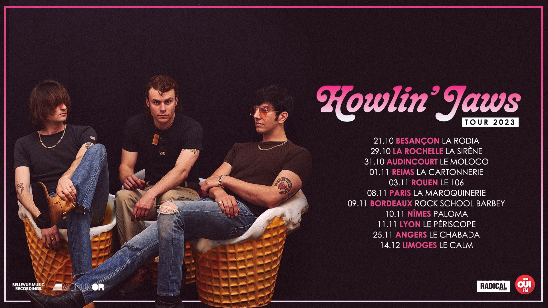 HOWLIN JAWS - Projet rock fantastique en plein essor !