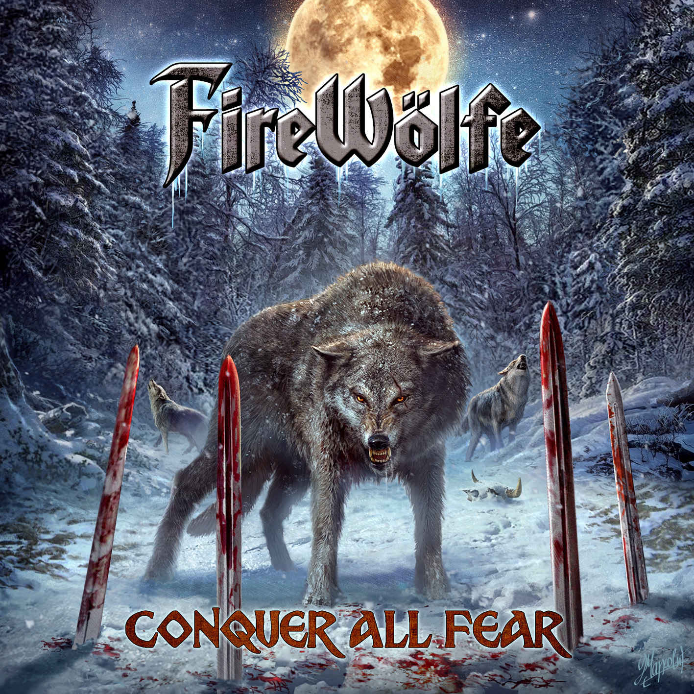 FIREWÃ–LFE  - Nouvel album "Conquer All Fear"