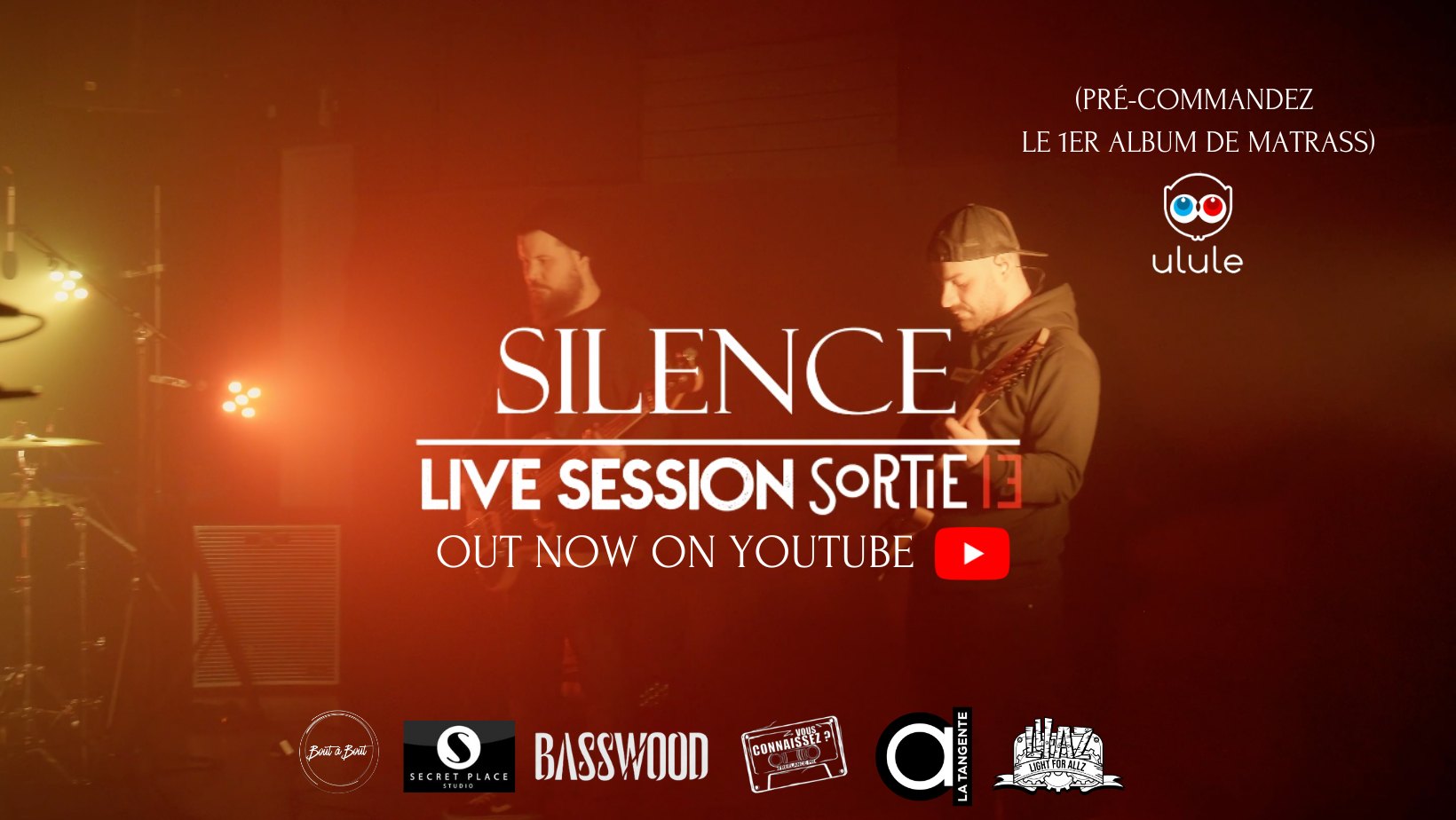 MATRASS - "Silence" : nouveau morceau en live session inédite !