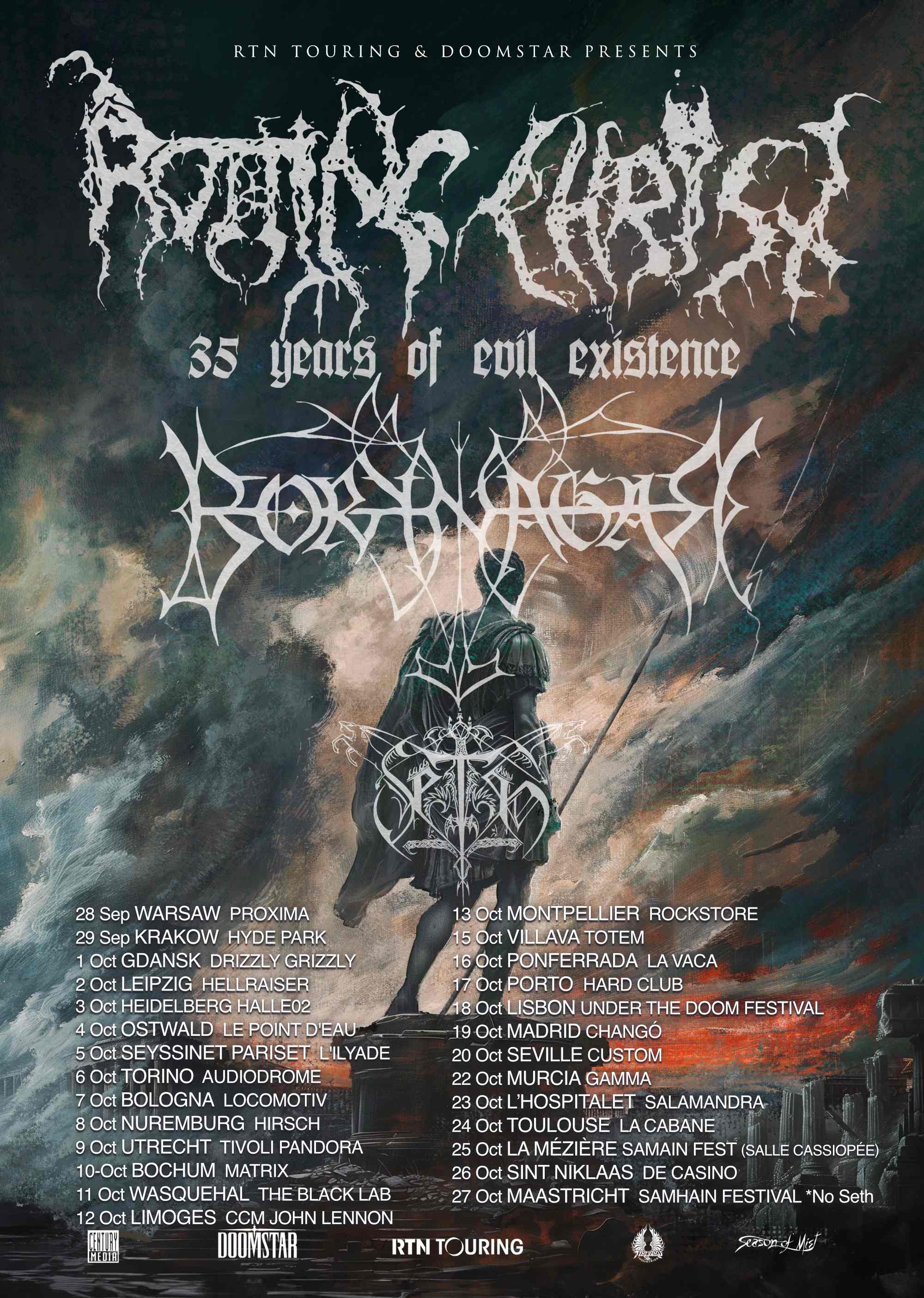 ROTTING CHRIST - Une tournée Européenne pour soutenir le nouvel album