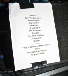 set liste BUTCHER BABIES